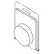 Visipak Thermoform-CLAMSHELL-#178-5.687-4.062-2.719-ROUND-0.625-0.015-CLEAR, 500PK 178TF - alternate 1